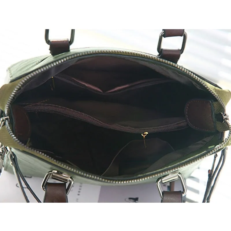 Leather Ladies Hand Bags Women Messenger Bags Totes Tassel