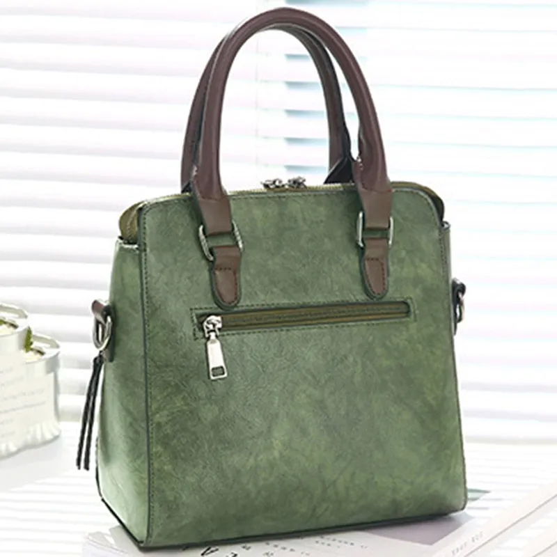 Leather Ladies Hand Bags Women Messenger Bags Totes Tassel