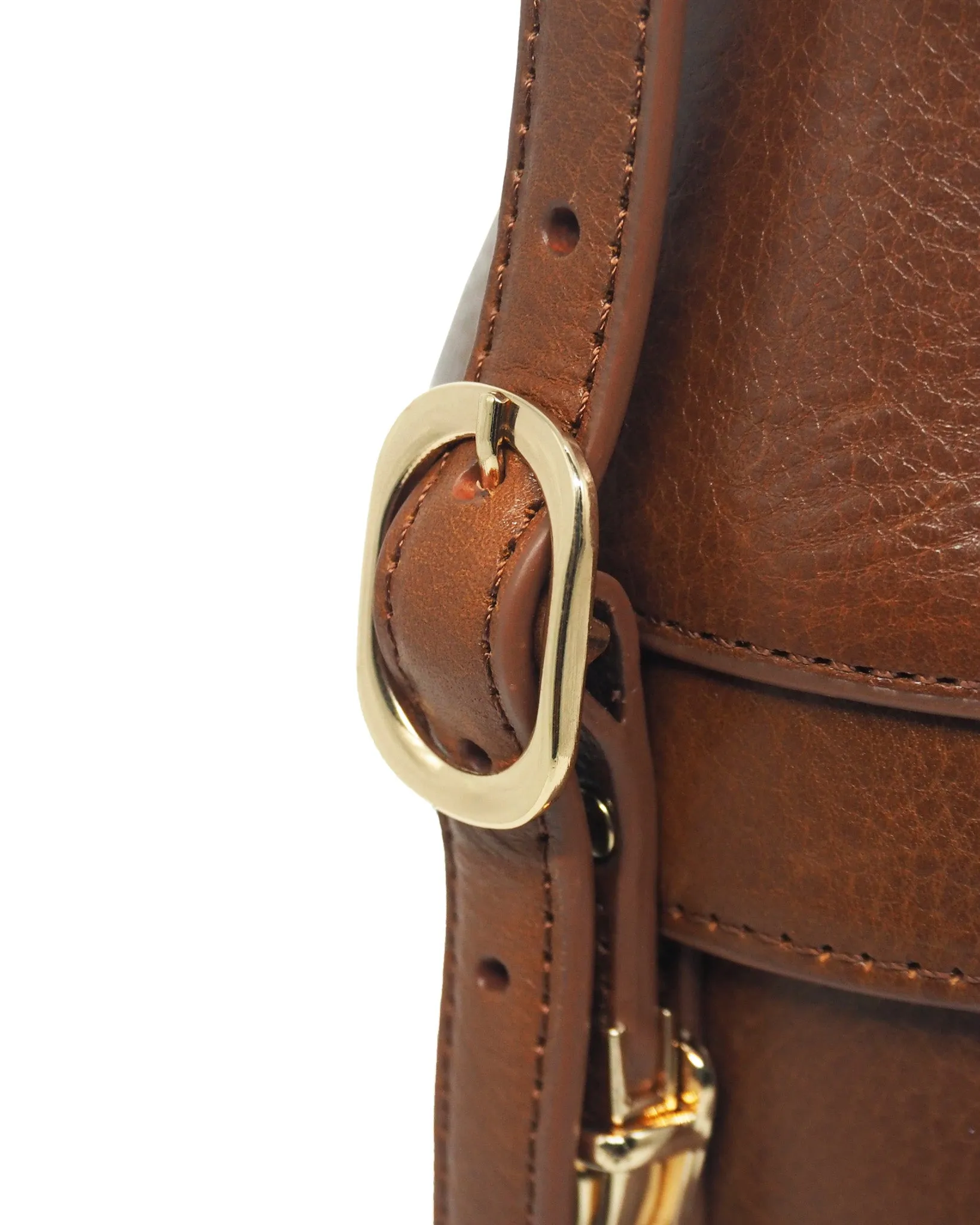 Leather Wine Carrier (Cognac)