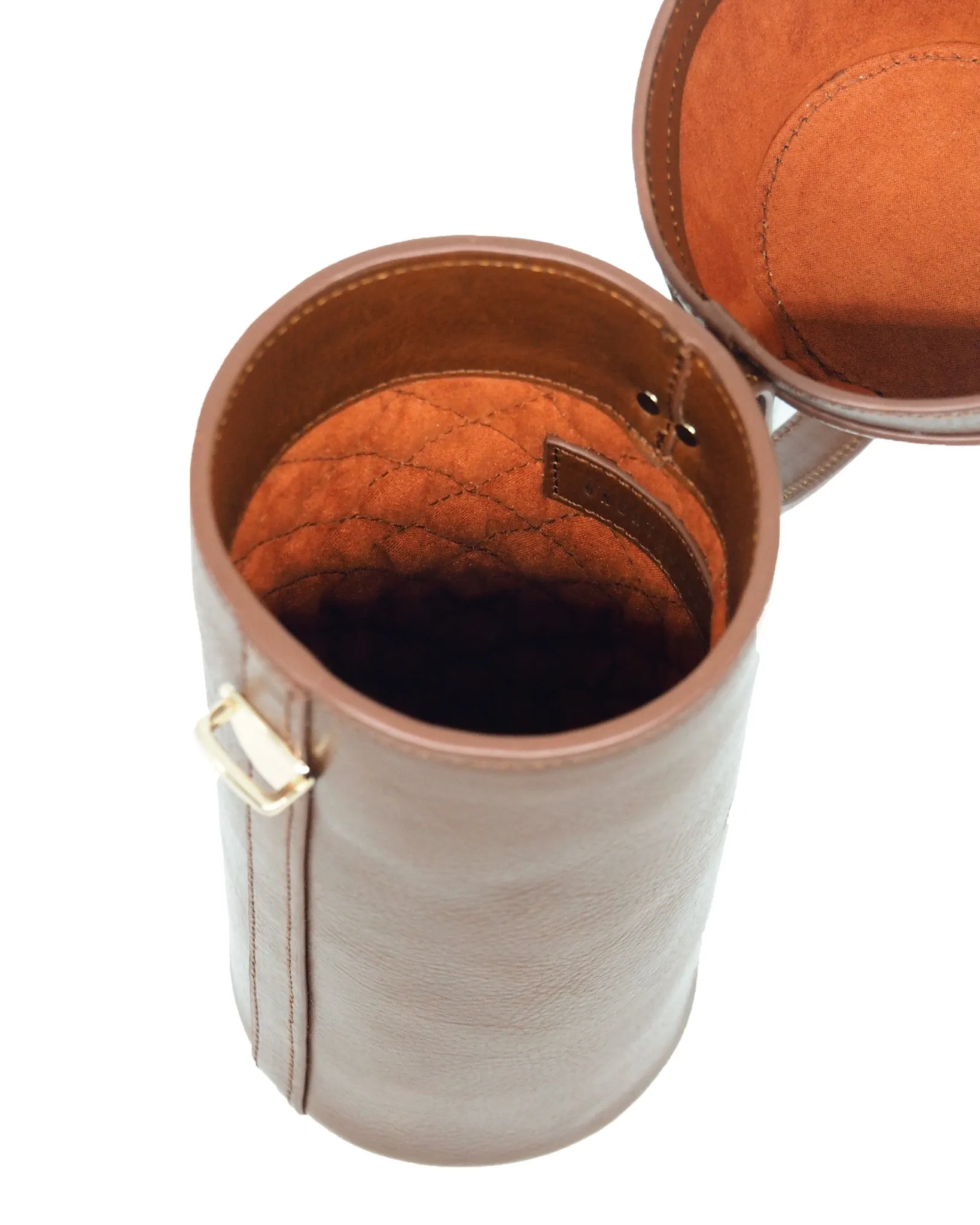 Leather Wine Carrier (Cognac)