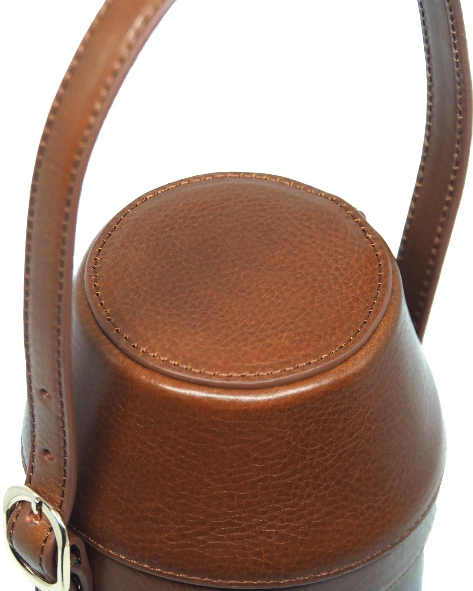 Leather Wine Carrier (Cognac)