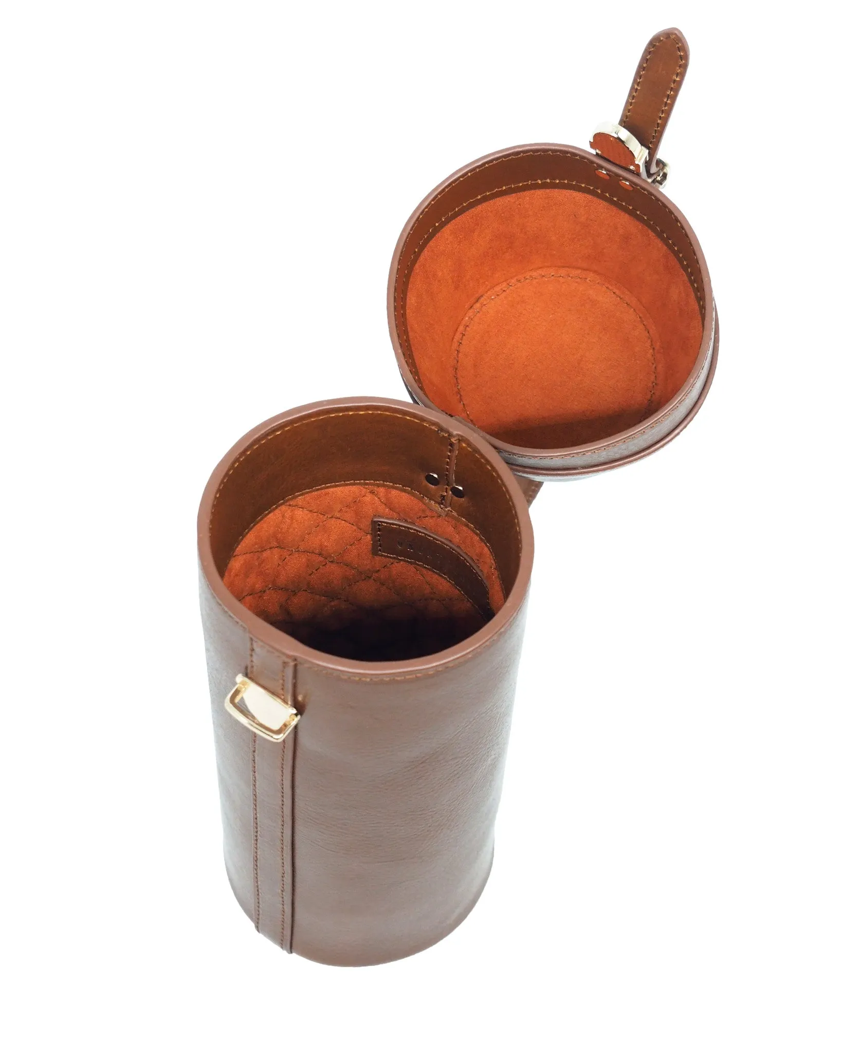 Leather Wine Carrier (Cognac)