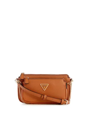 Light Cognac Noelle Crossbody Pouch Bag