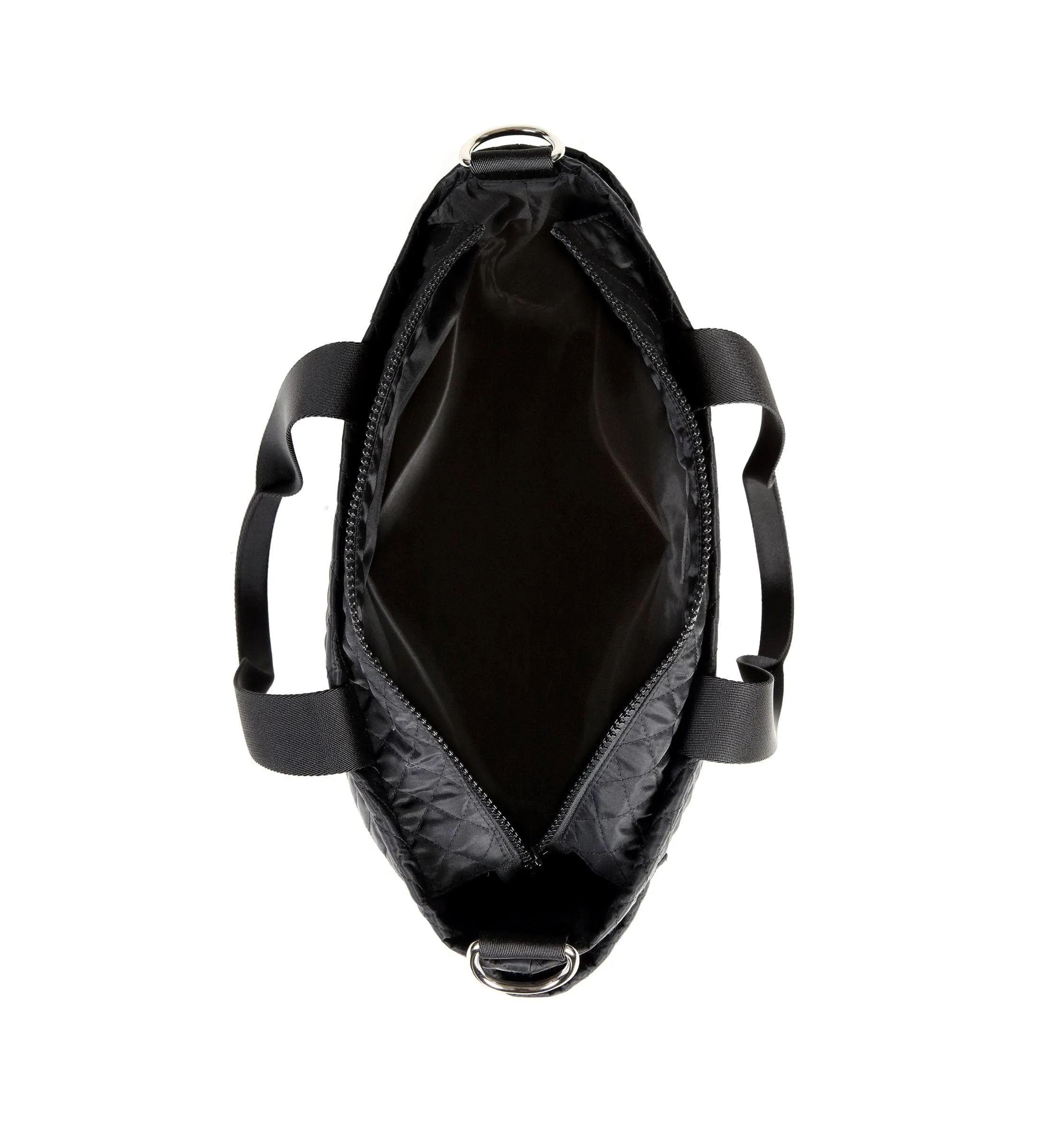Lily ECONYL® Vegan Changing Tote Bag |  Black