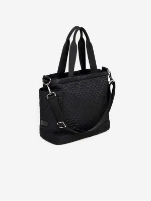Lily ECONYL® Vegan Changing Tote Bag |  Black
