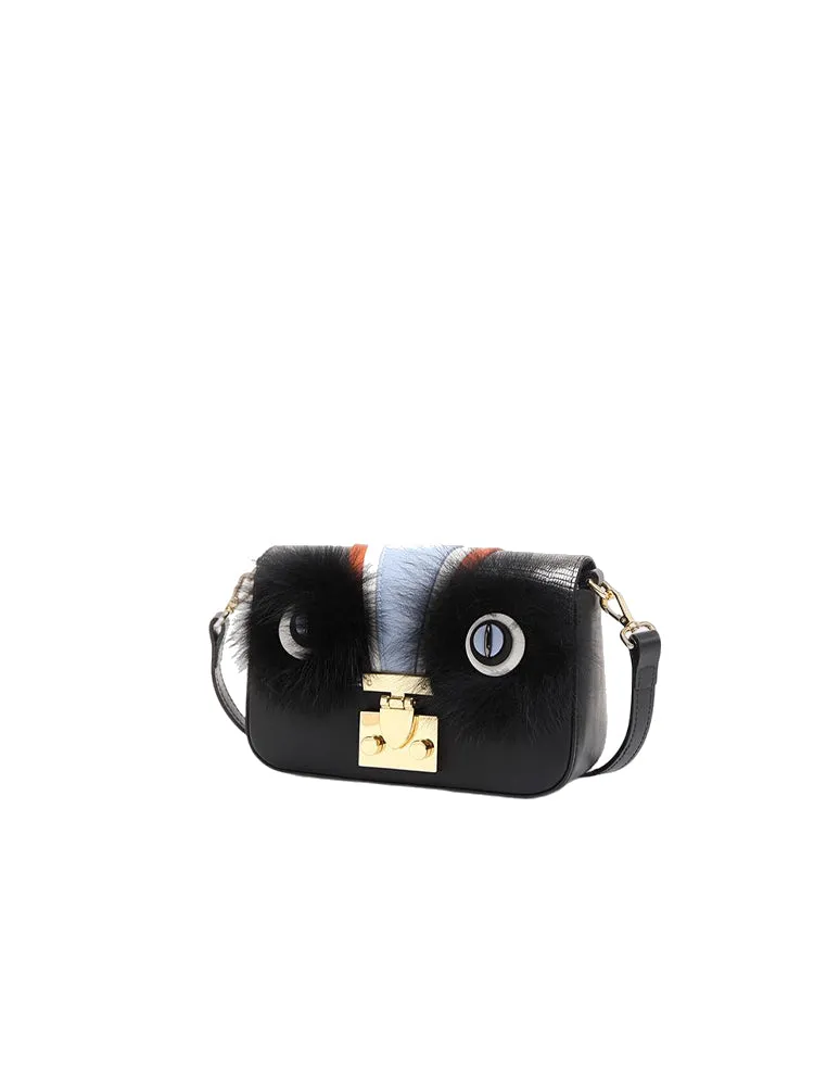 Little Mons Leather Crossbody & Shoulder Handbag