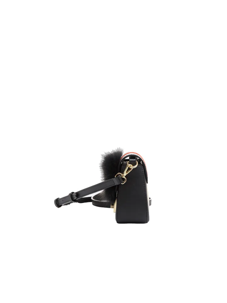 Little Mons Leather Crossbody & Shoulder Handbag