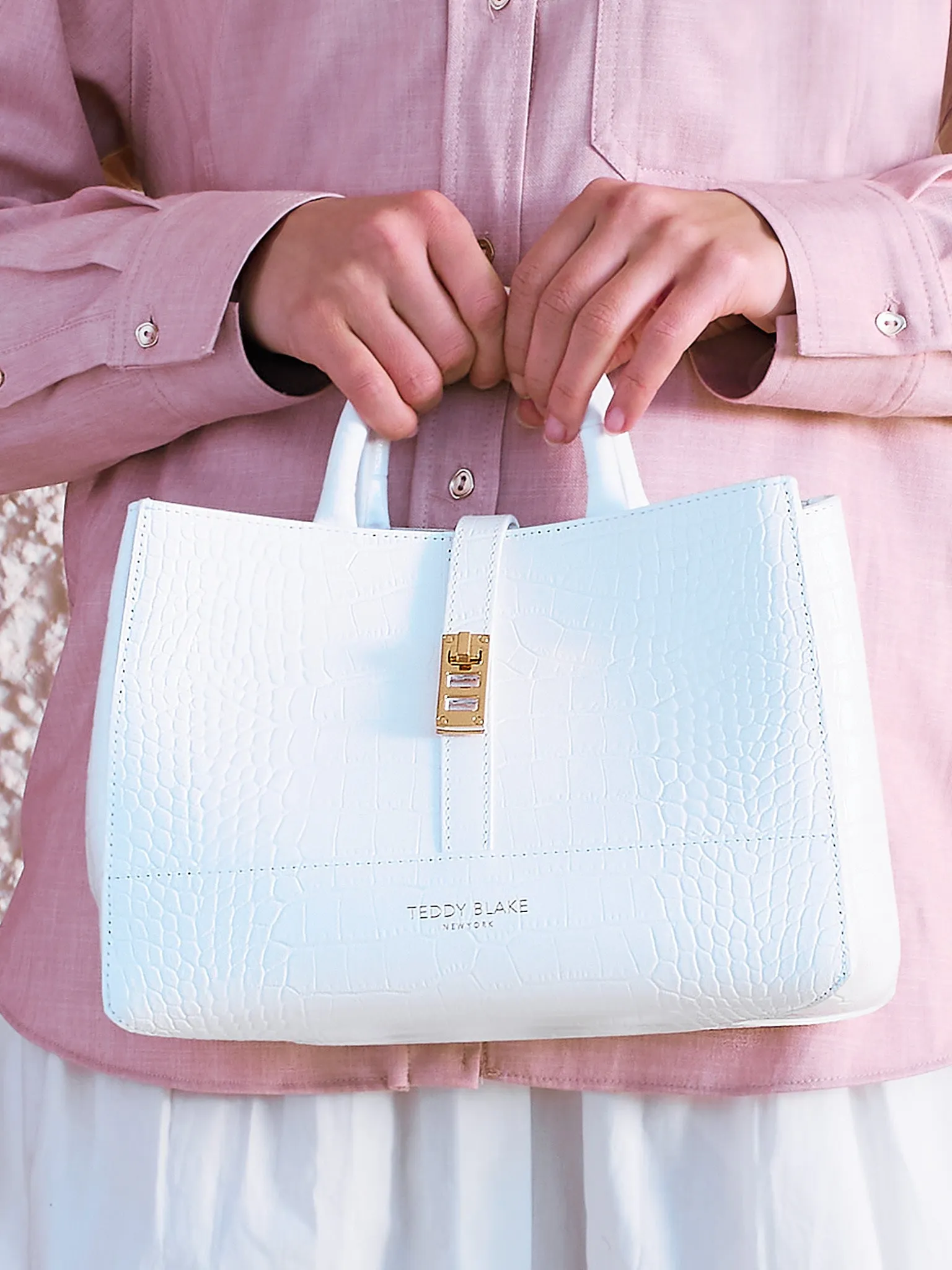 Lola Croco 10" - White