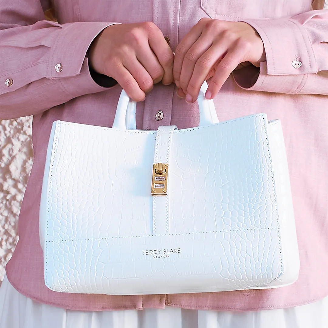 Lola Croco 10" - White