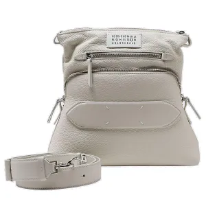 Maison Margiela Logo Patch Zip-Up Shoulder Bag