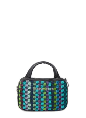 Marine Serre Logo Embossed Mini Crossbody Bag