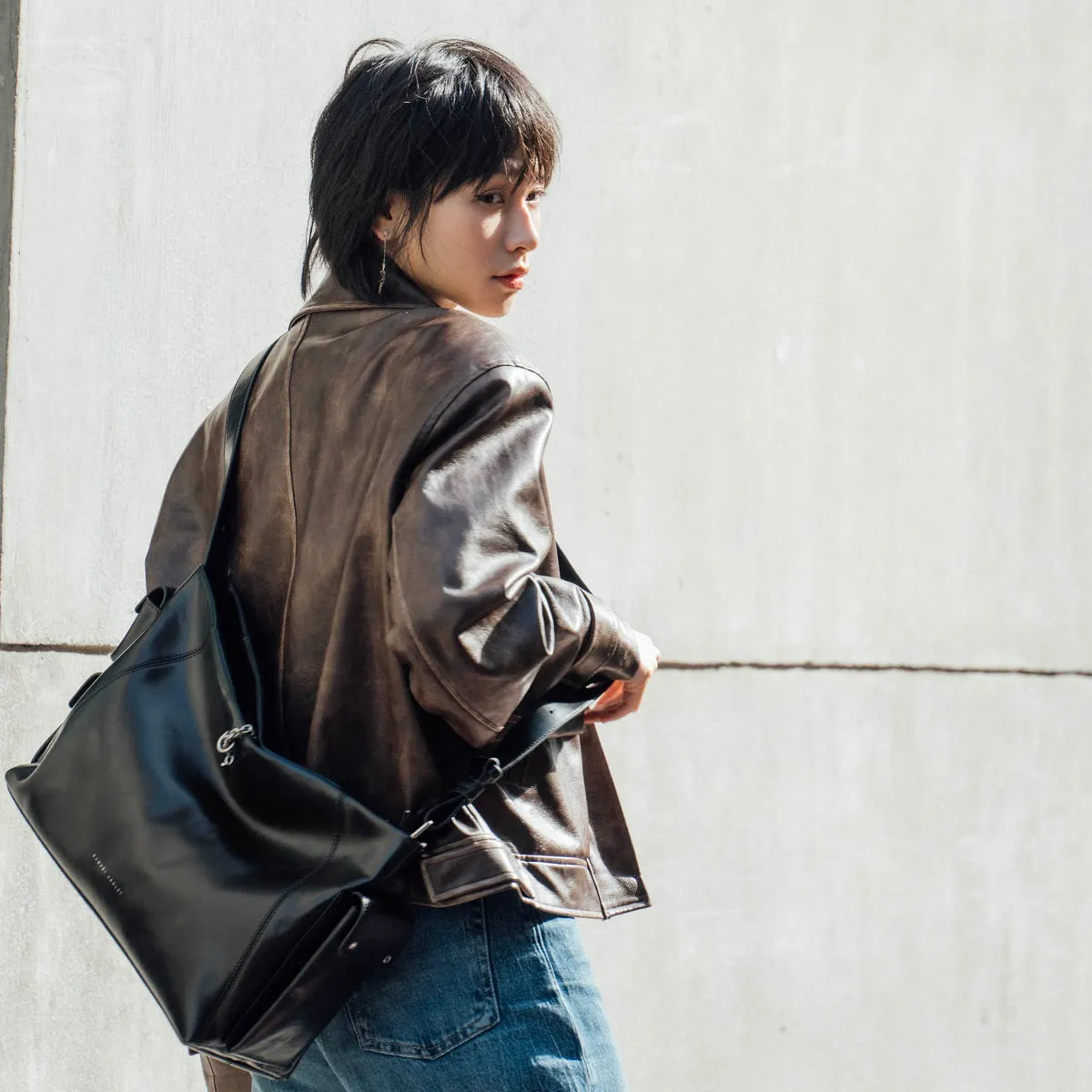 Marley Leather Hobo