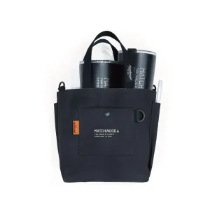 MATCHWOOD Matchwood 2Cups Bottle Shoulder Bag - Black  (150g)