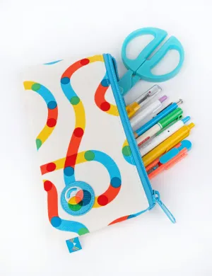 Metro Map Pencil Zip Pouch