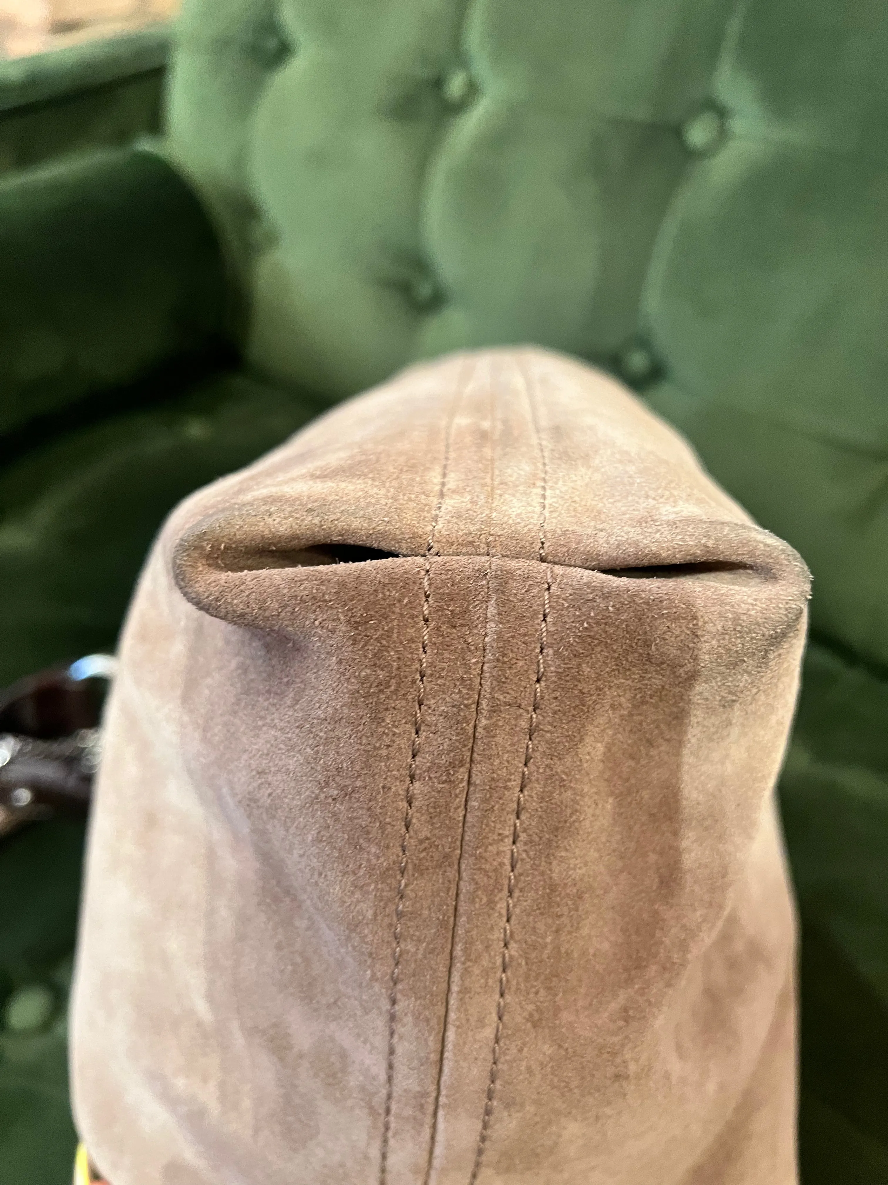 Michael Kors Brown Suede Hobo / Shoulder Bag