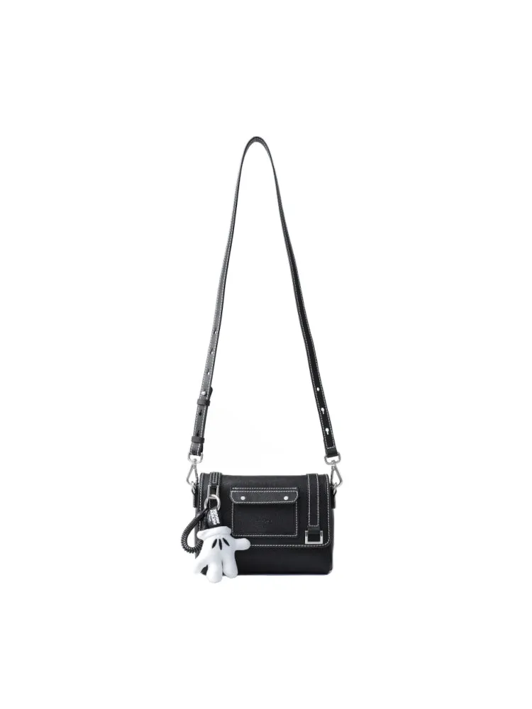 Mickey Mouse Palm Leather Crossbody and Shoulder Bag
