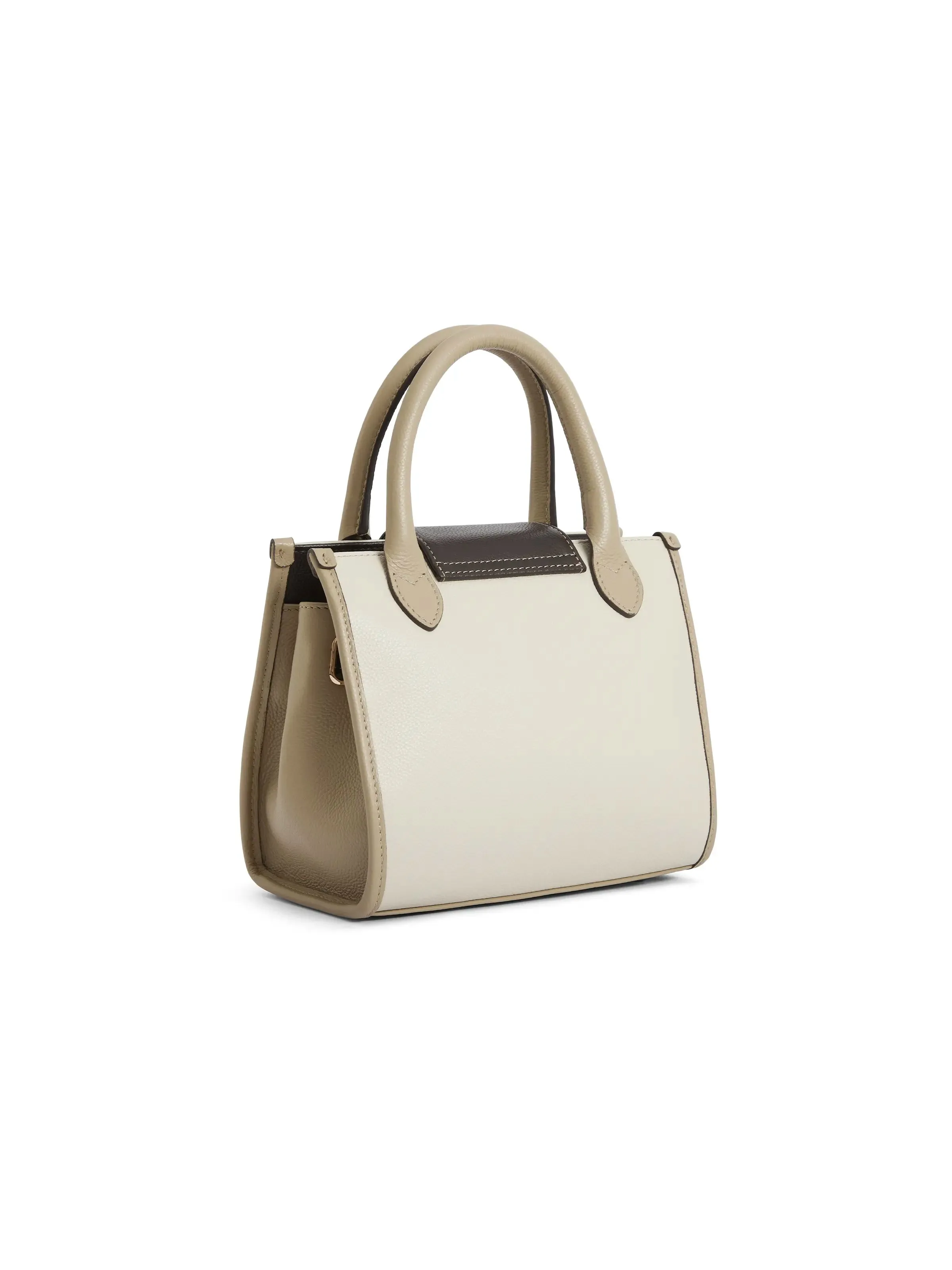 Mini Windsor Handbag - Neutral Tri-Color Leather