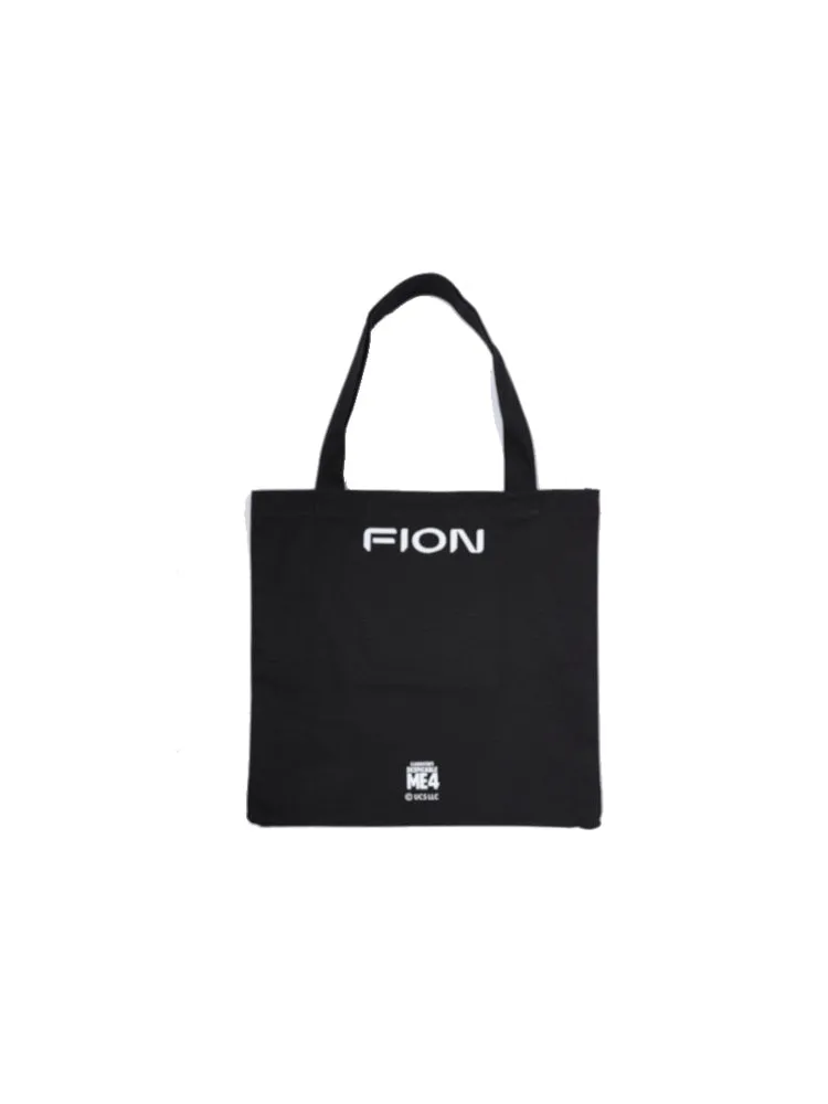 Minions Black Canvas Shopping Bag