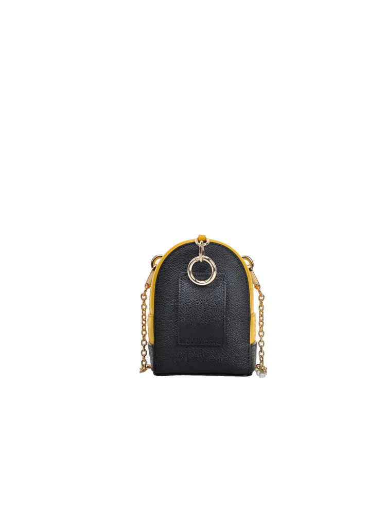 Minions Leather Mini Crossbody & Shoulder Handbag