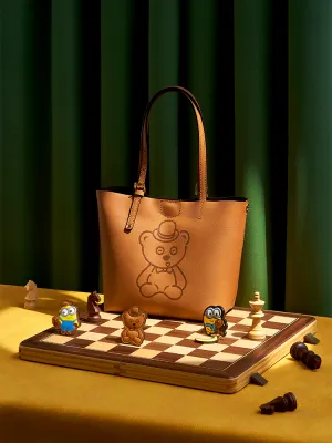 Minions Tim Leather Tote Bag