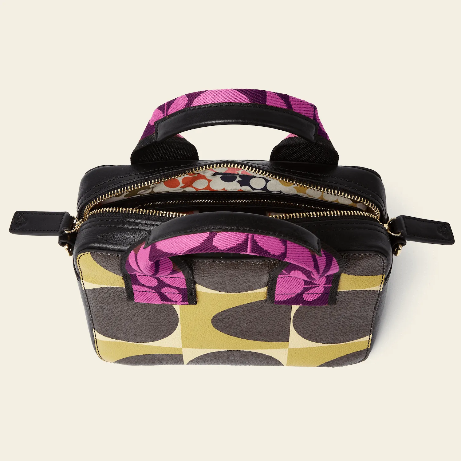 Minola Grab Crossbody - Chestnut Spot Square