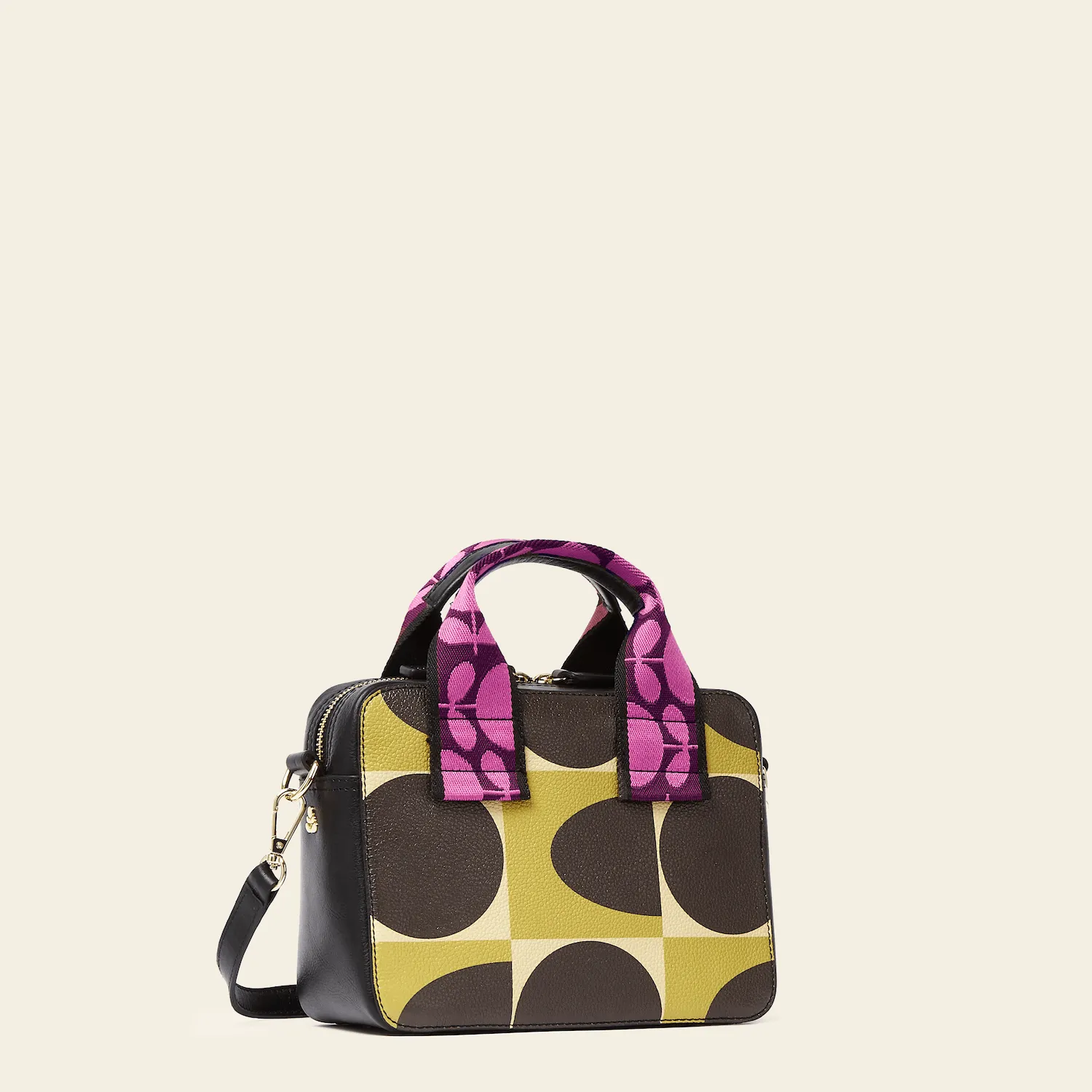 Minola Grab Crossbody - Chestnut Spot Square