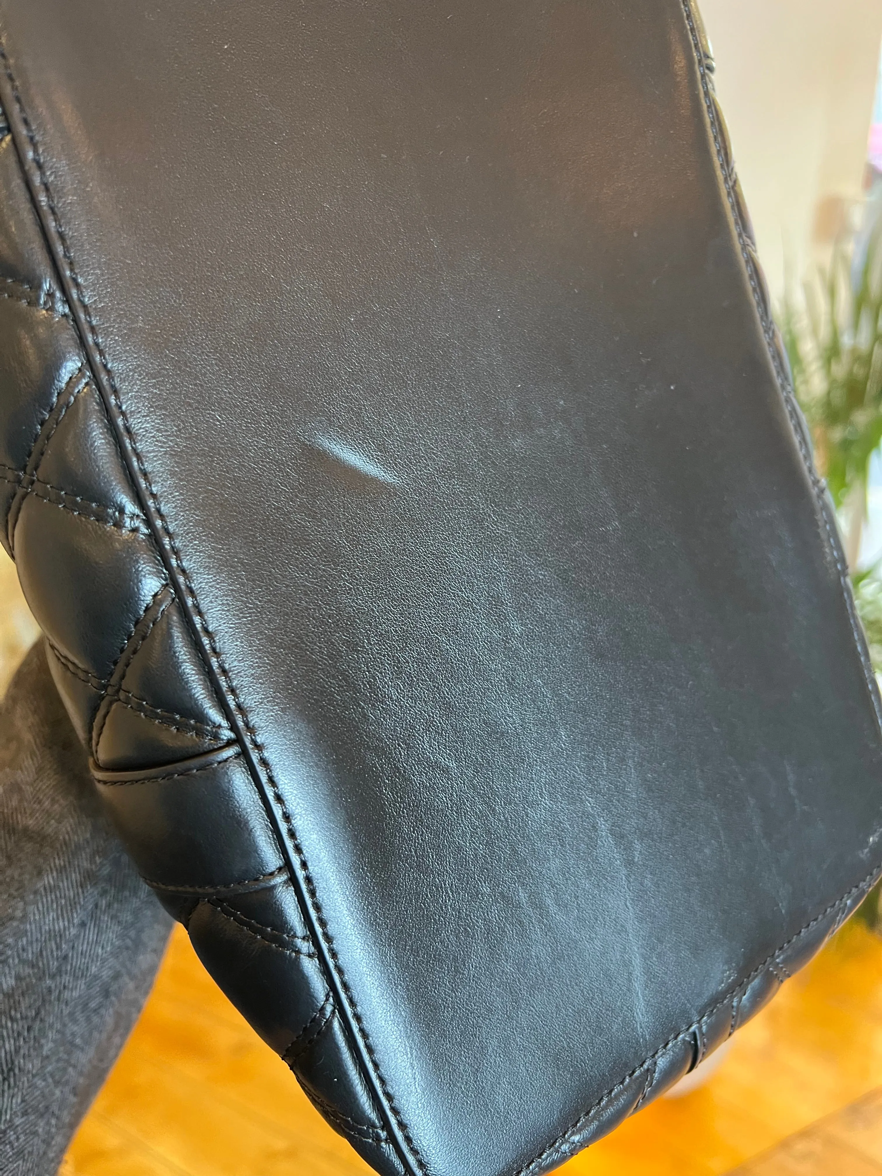 Mulberry Black Quilted Bayswater Tote with Shoulder Strap