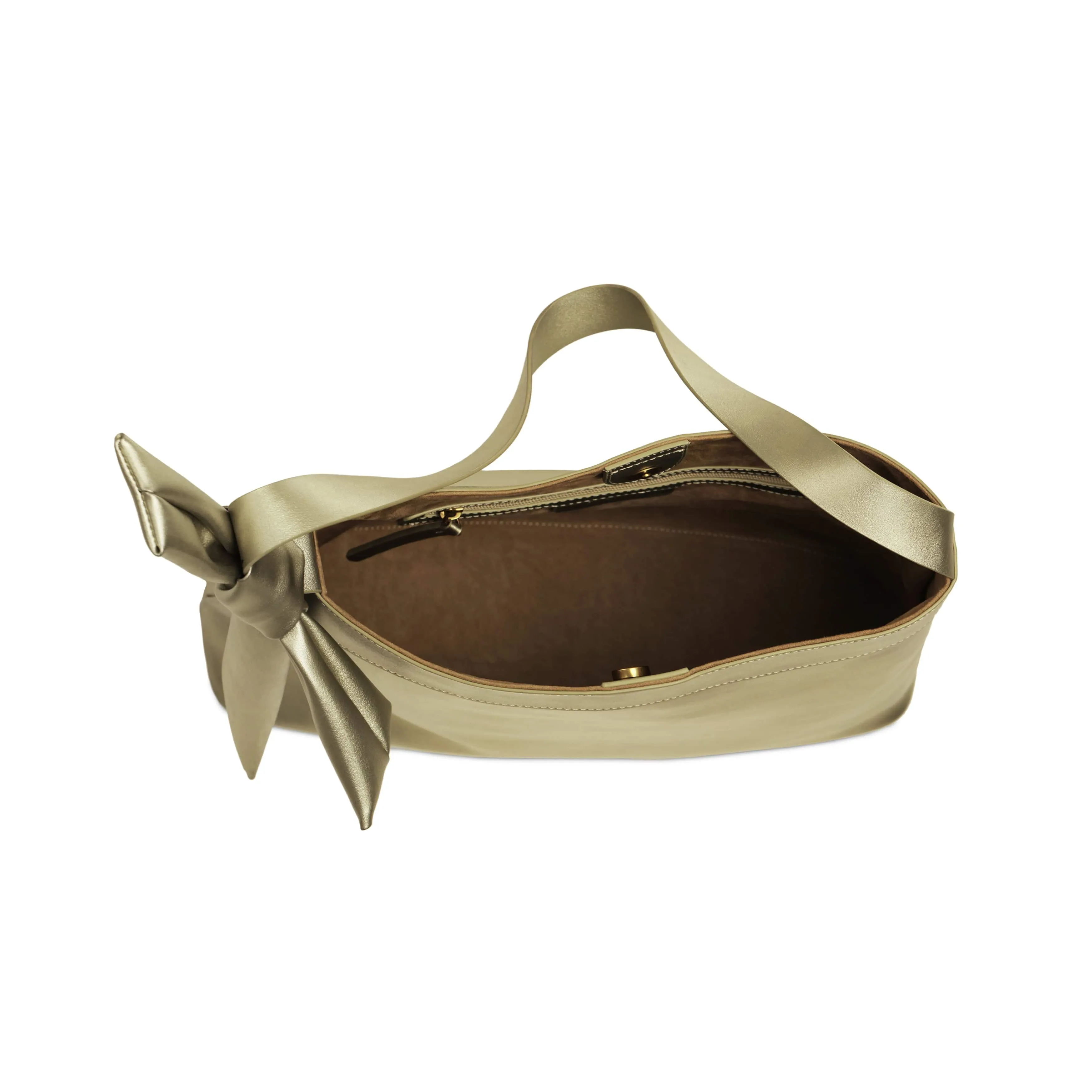 Muse Cactus Leather Vegan Tote Bag | Metallic Gold