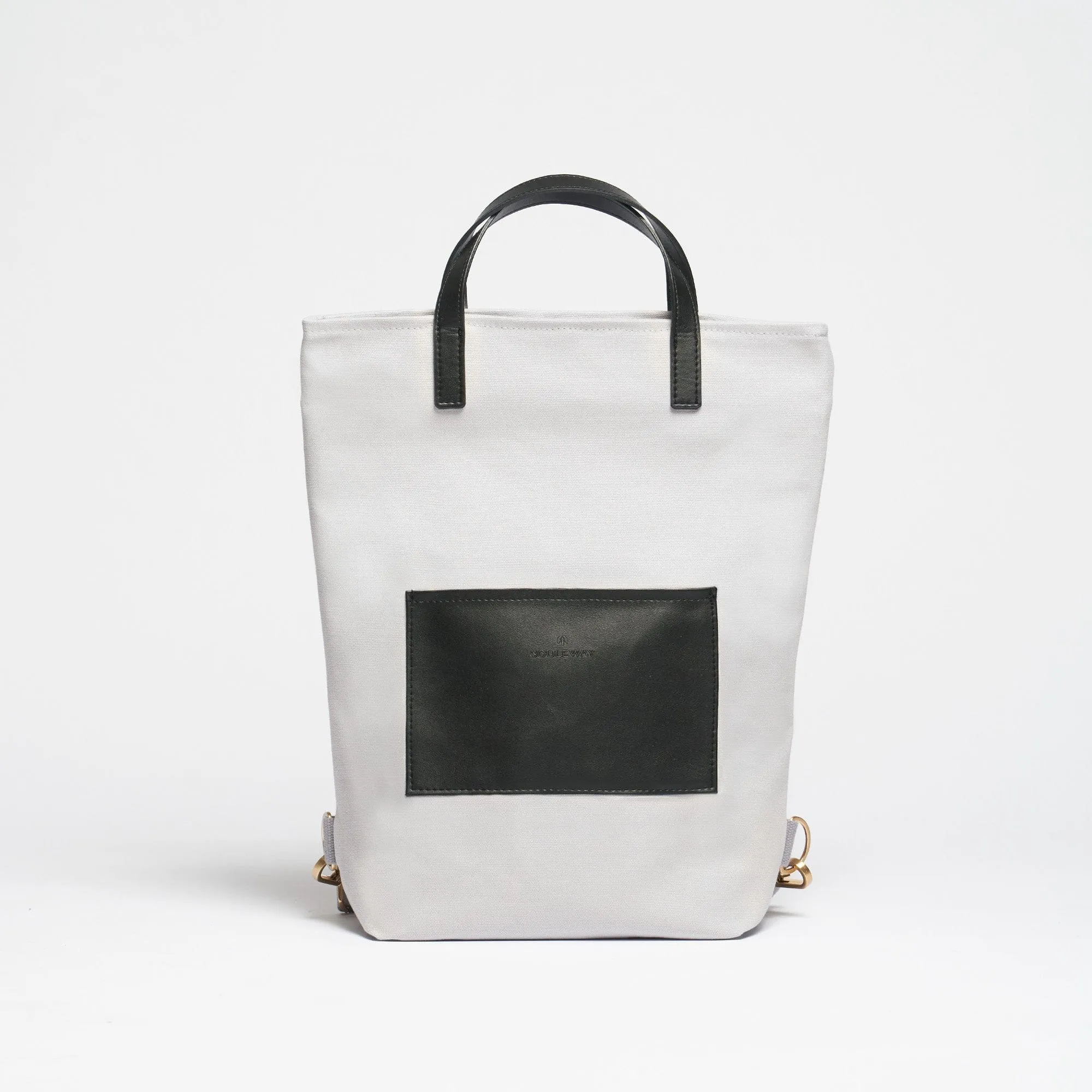 Natural Cotton Canvas Totepack | Dust Grey