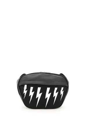 Neil Barrett Thunderbolts Print Belt Bag