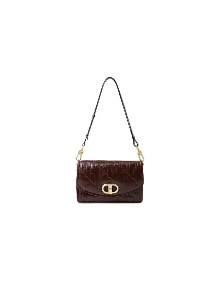 Note Medium Leather Shoulder Bag