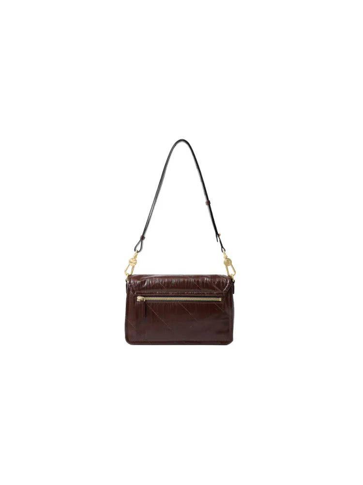 Note Medium Leather Shoulder Bag