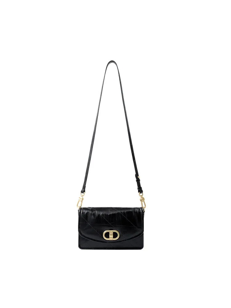 Note Medium Leather Shoulder Bag