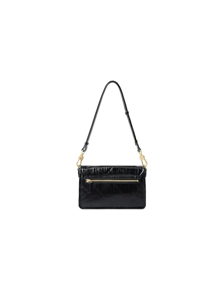 Note Medium Leather Shoulder Bag