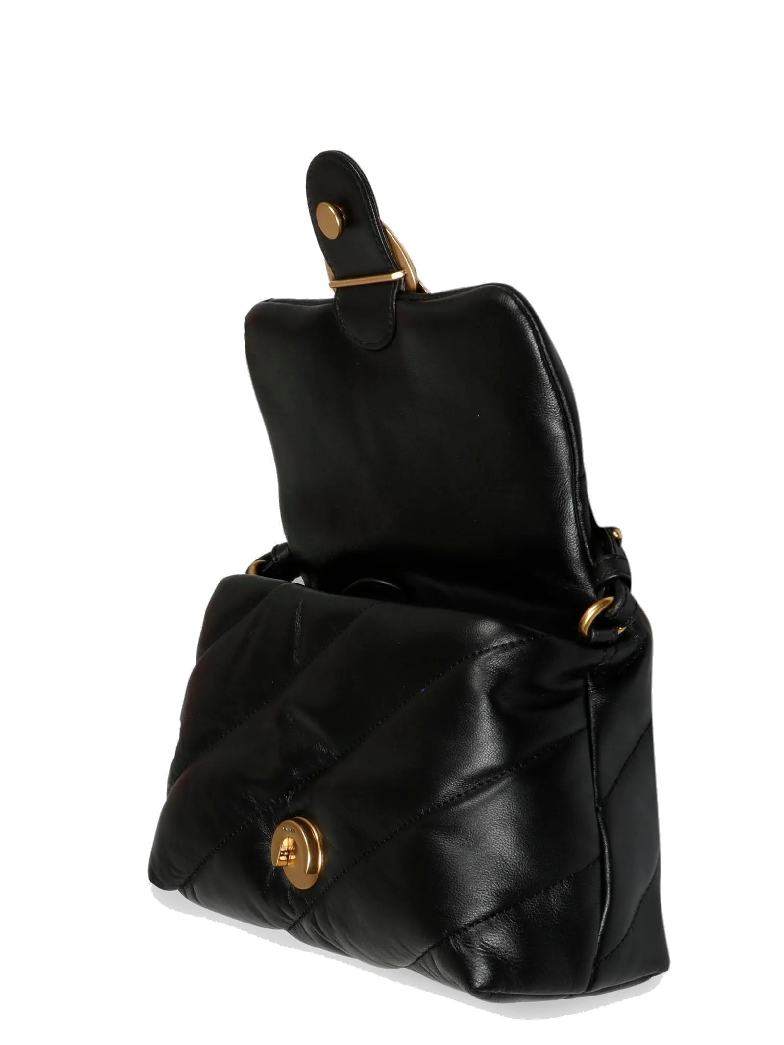 Pinko Love Logo Plaque Crossbody Bag