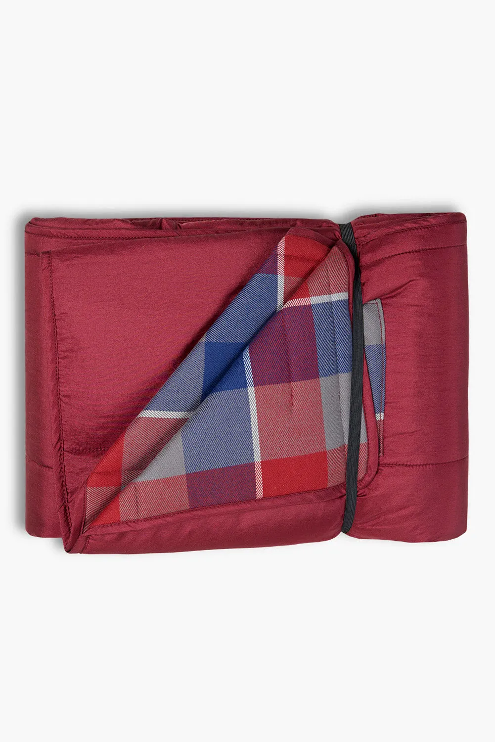 Plaid Quilted Bison Blanket