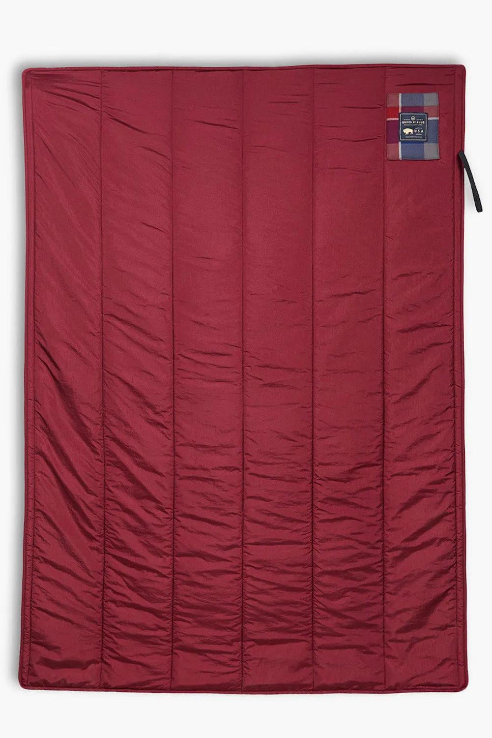 Plaid Quilted Bison Blanket