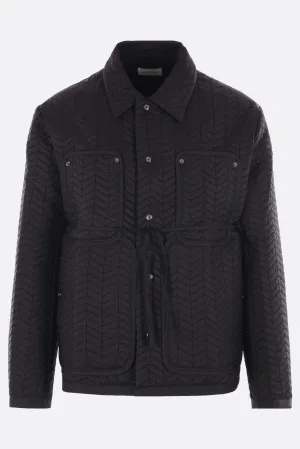 quilted workwear jacket in nylon