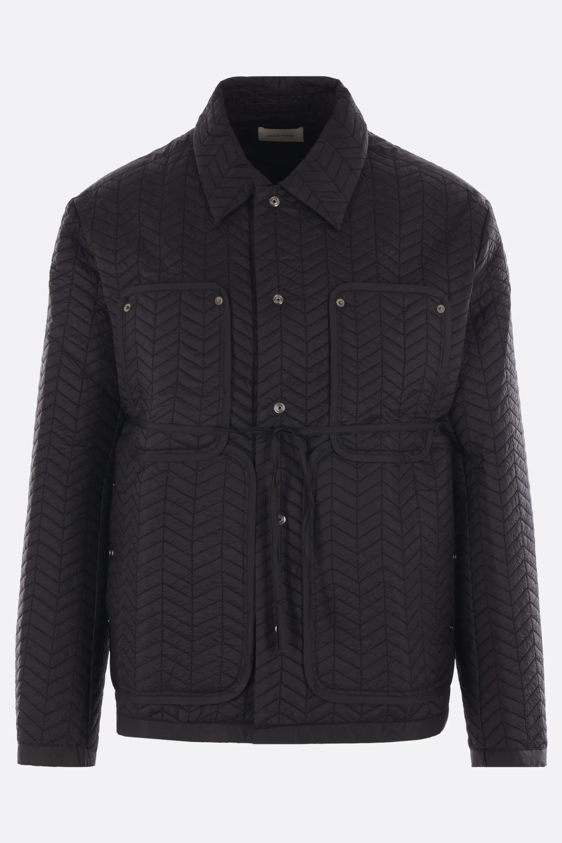 quilted workwear jacket in nylon