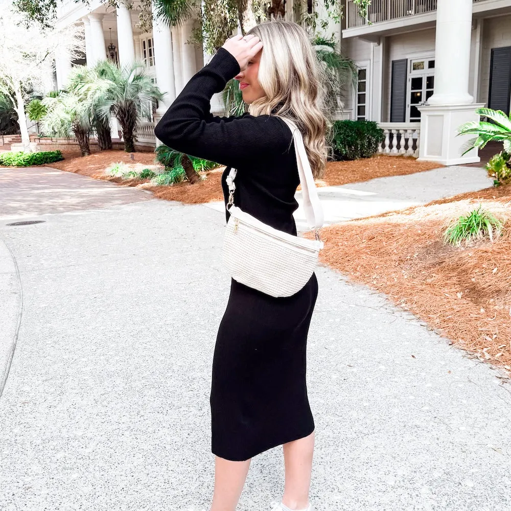 Rachel Raffia Bum Bag