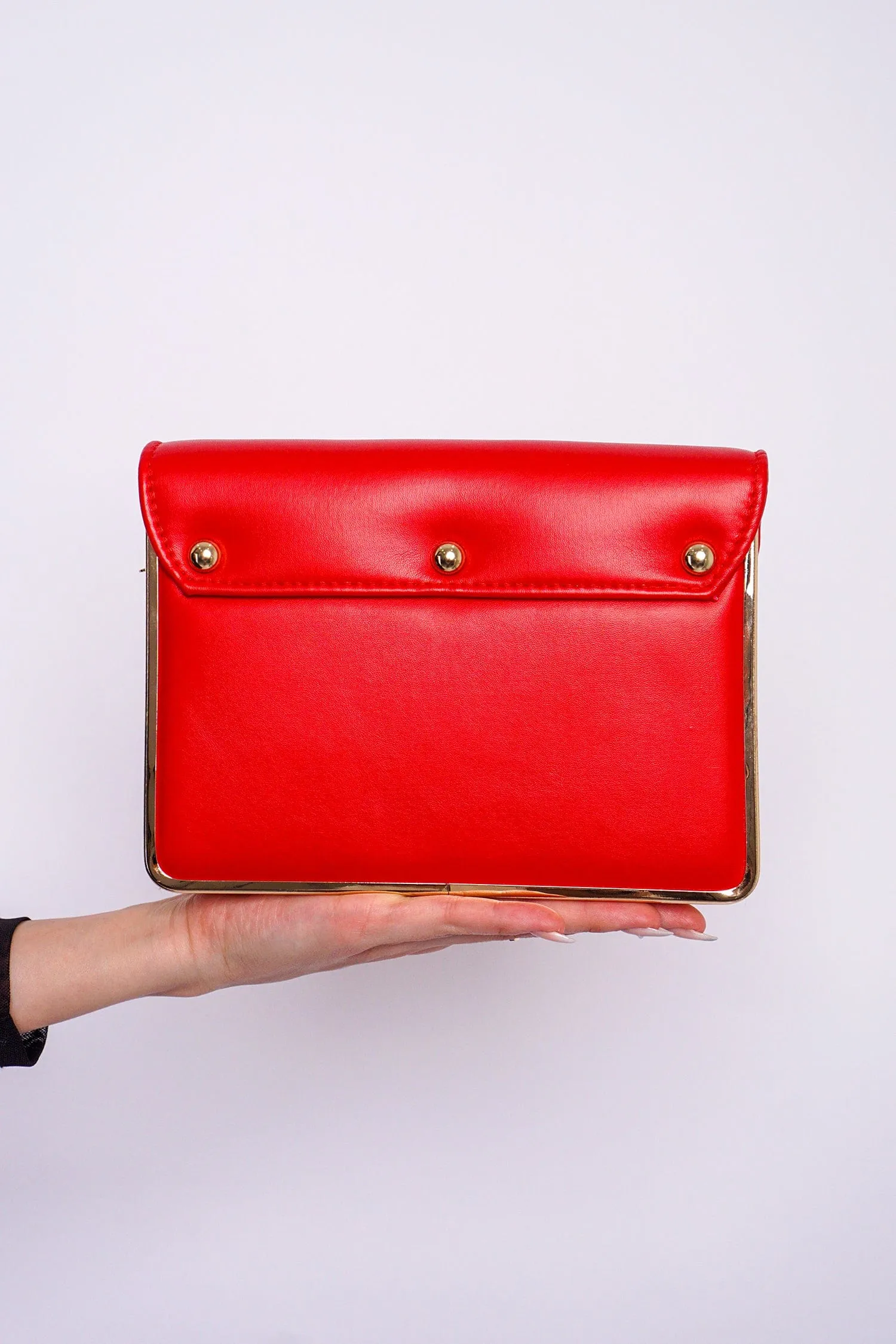 Red Sunglass Women Clutch Bag