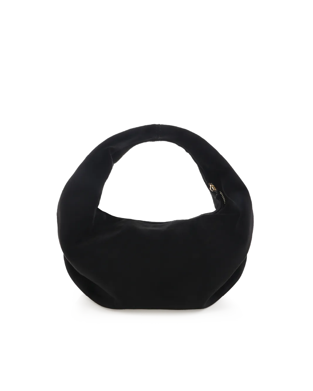 RENEE SHOULDER BAG - BLACK SUEDE