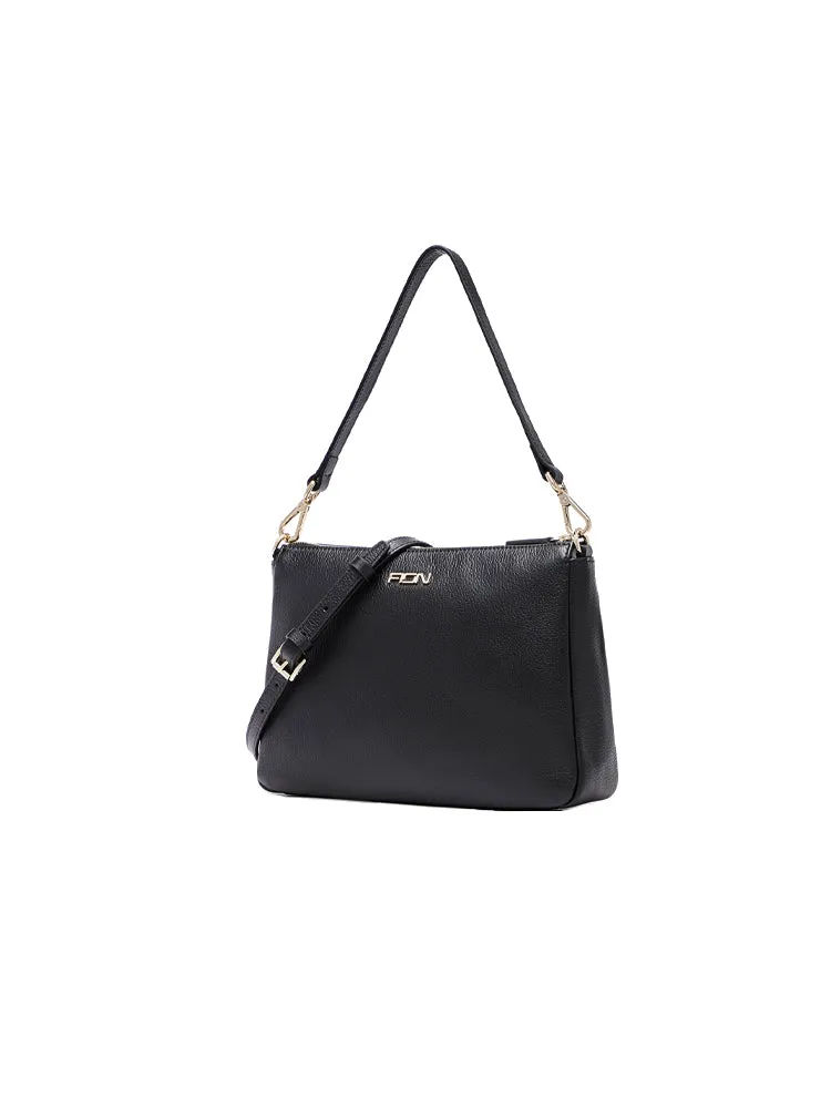 Rocky Leather Shoulder Bag