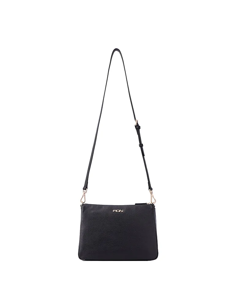 Rocky Leather Shoulder Bag