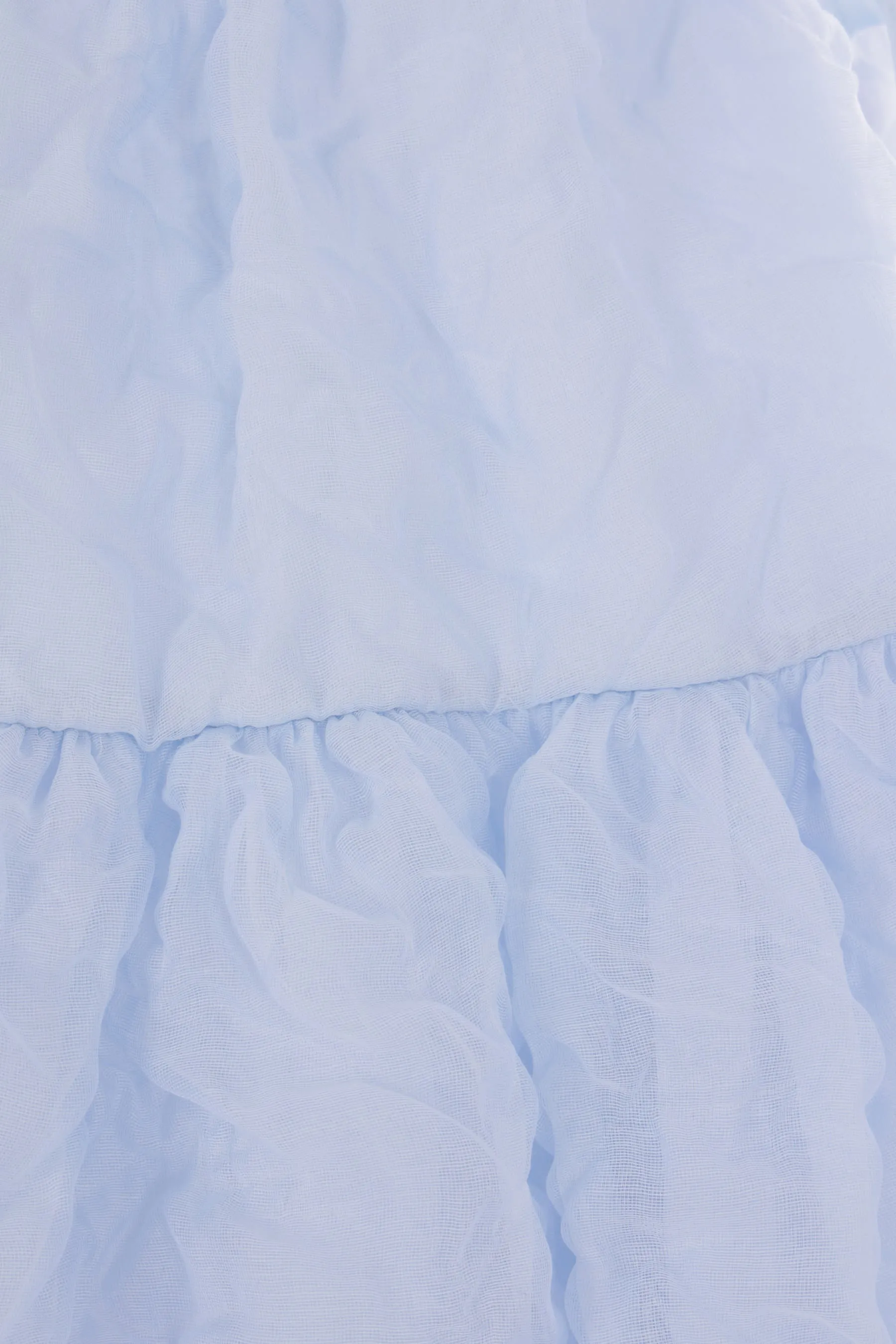 Rosie circle skirt in quilted Nimbus fabric