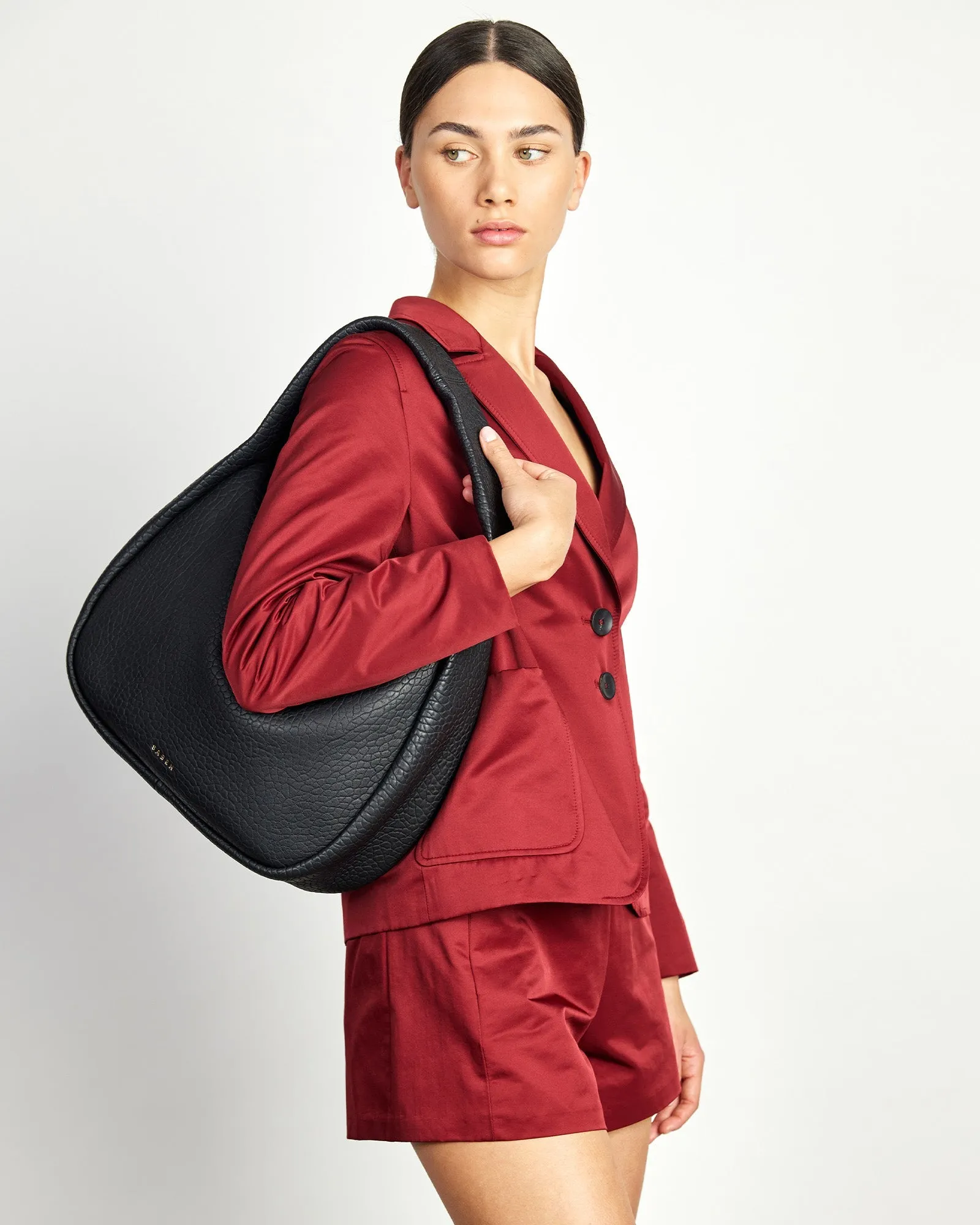 Saben Hana Shoulder Bag Black Bubble