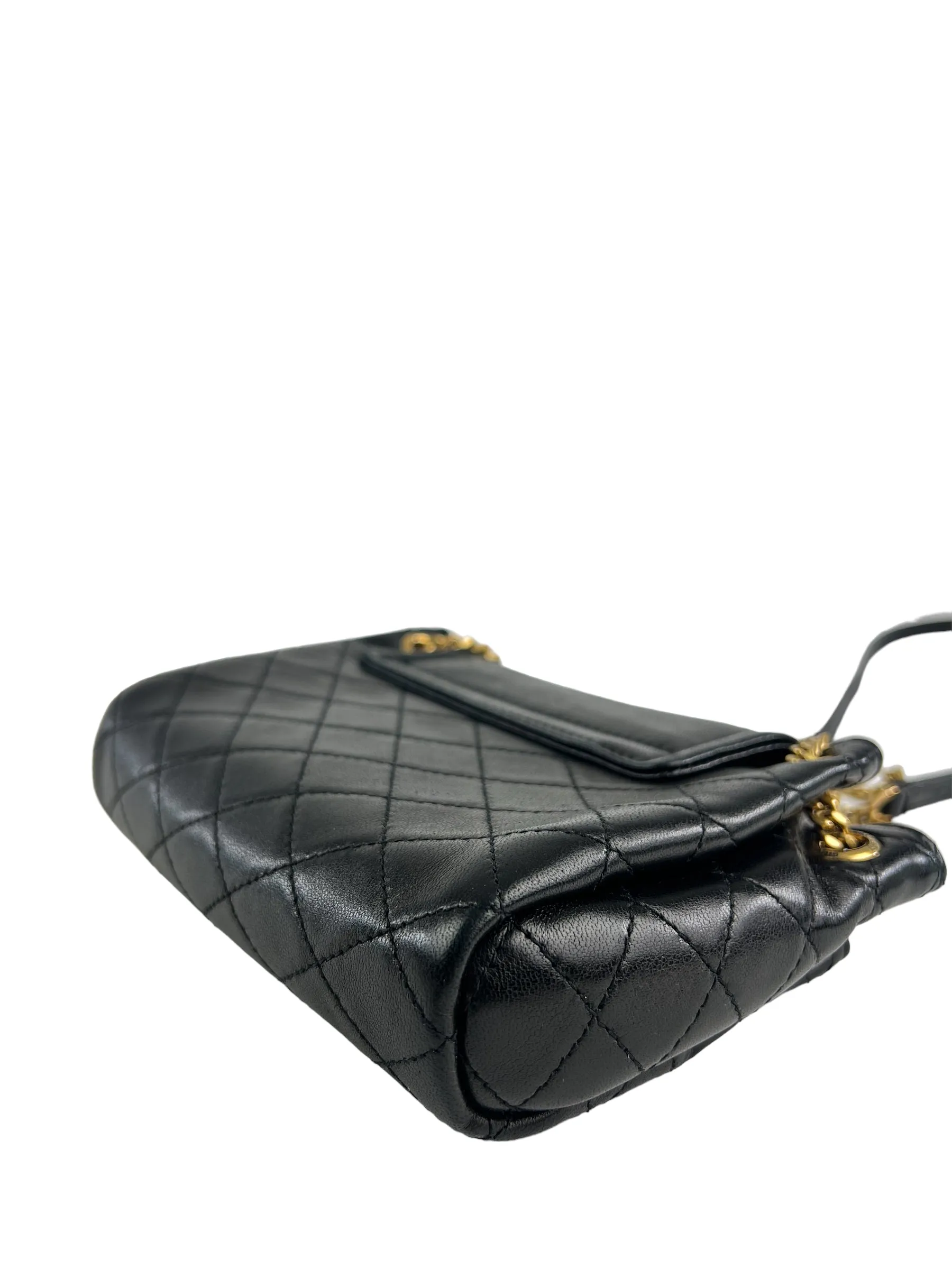 Saint Laurent Black Mini Nolita Shoulder Bag