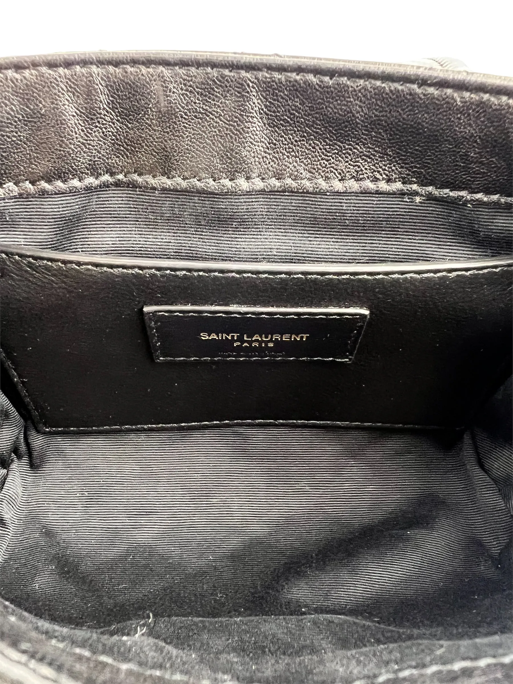 Saint Laurent Black Mini Nolita Shoulder Bag