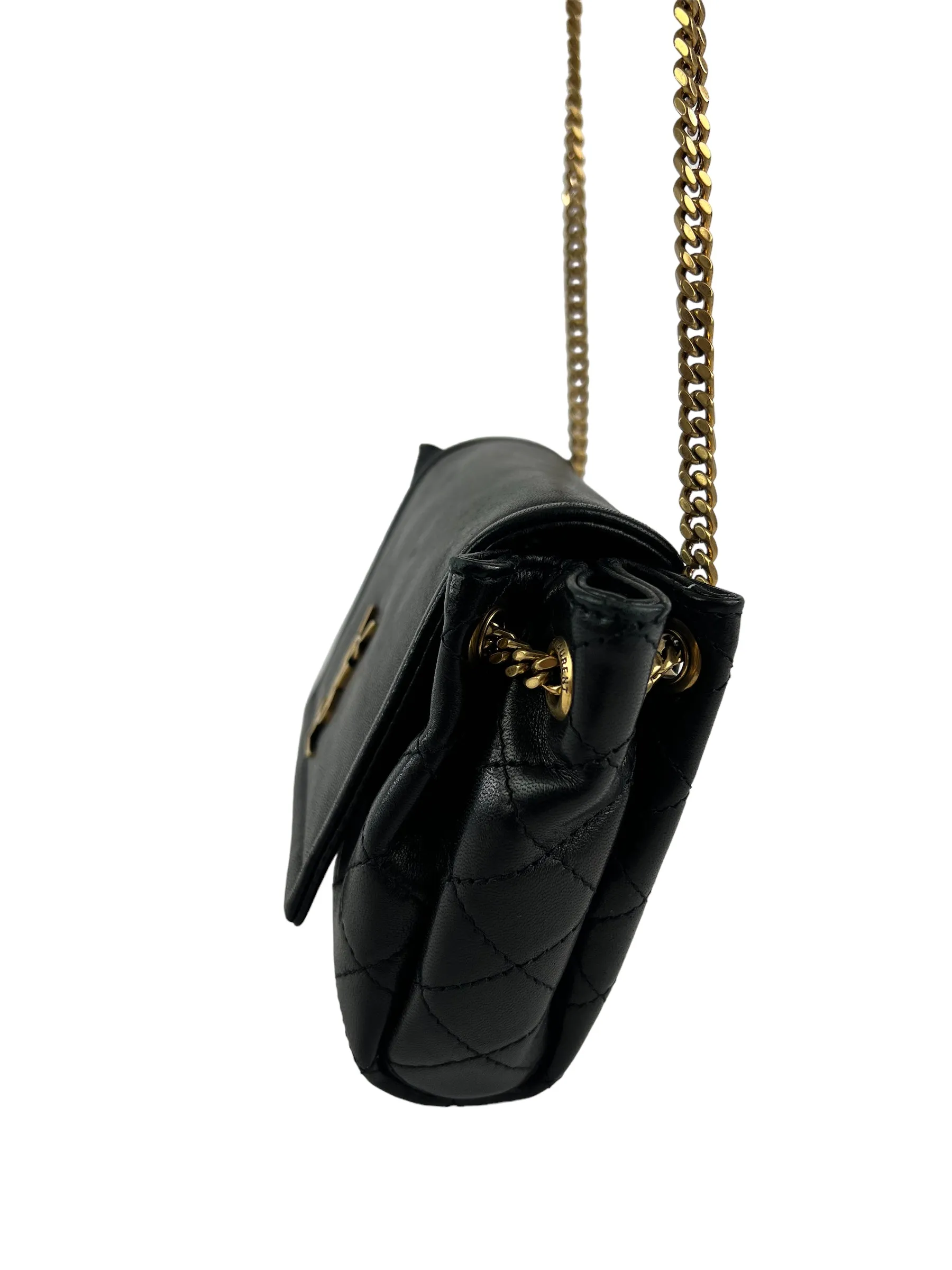Saint Laurent Black Mini Nolita Shoulder Bag