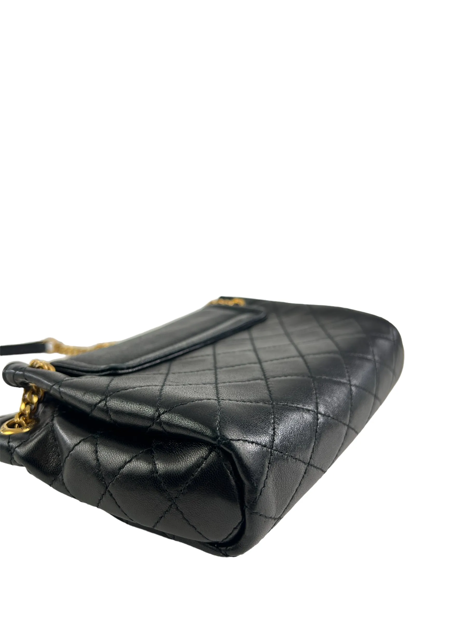 Saint Laurent Black Mini Nolita Shoulder Bag